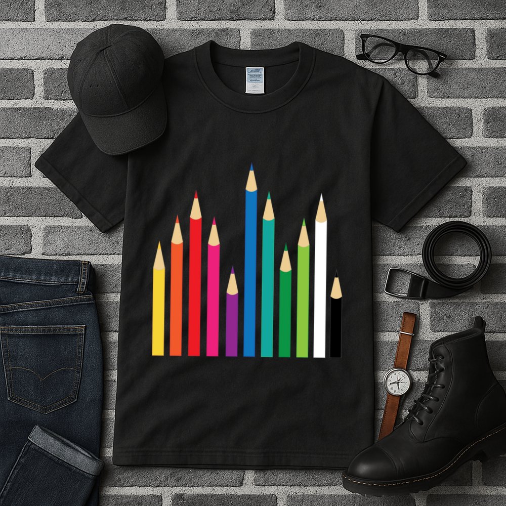 Colored Pencils Tall T-Shirt