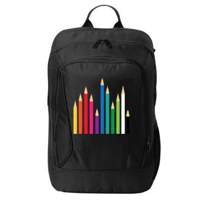 Colored Pencils City Backpack