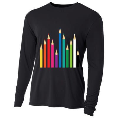 Colored Pencils Cooling Performance Long Sleeve Crew