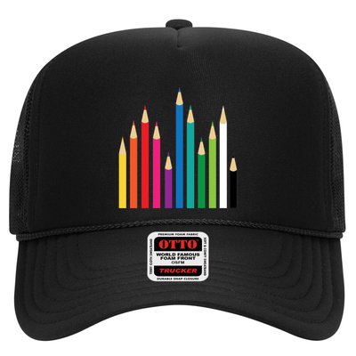Colored Pencils Trucker Hat