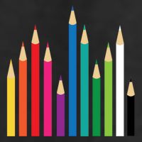 Colored Pencils Hat