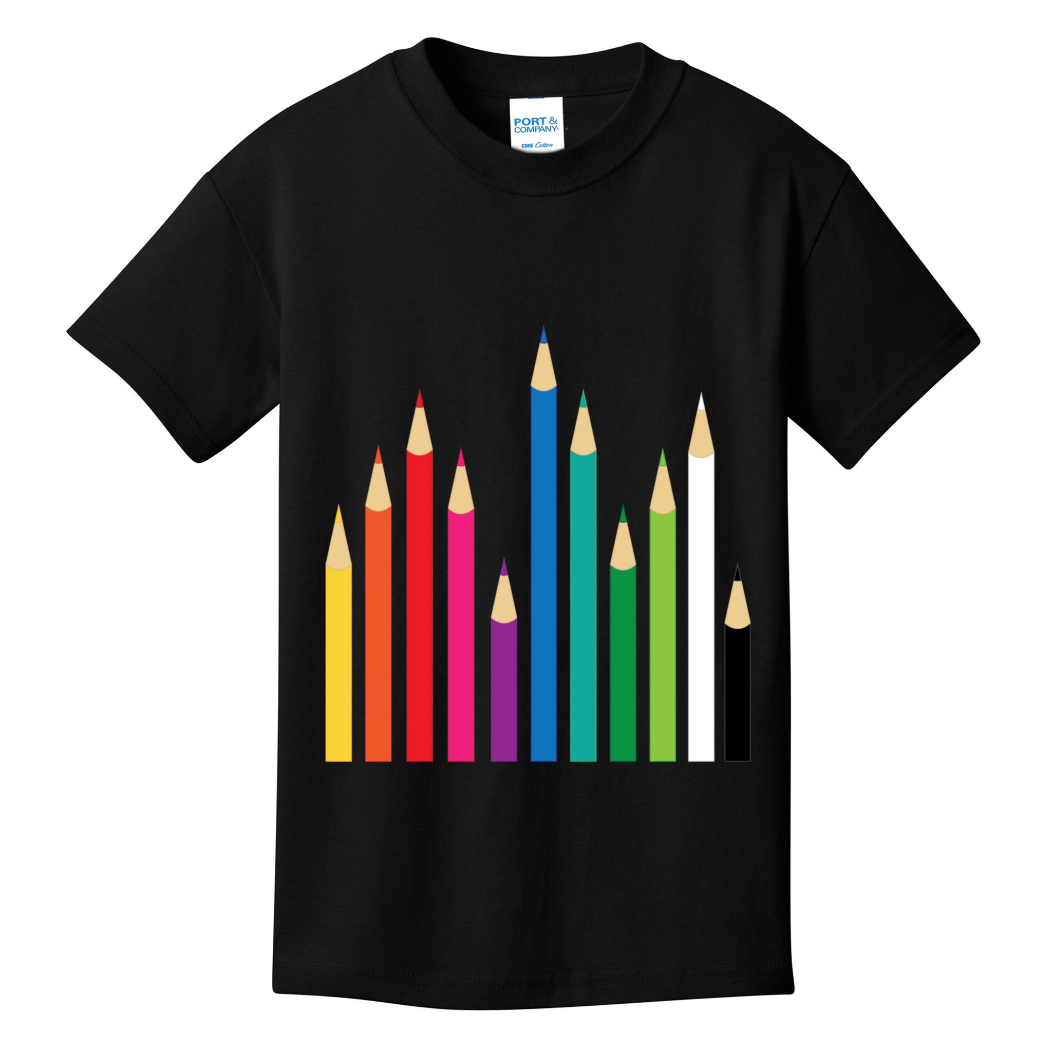 Colored Pencils Kids T-Shirt
