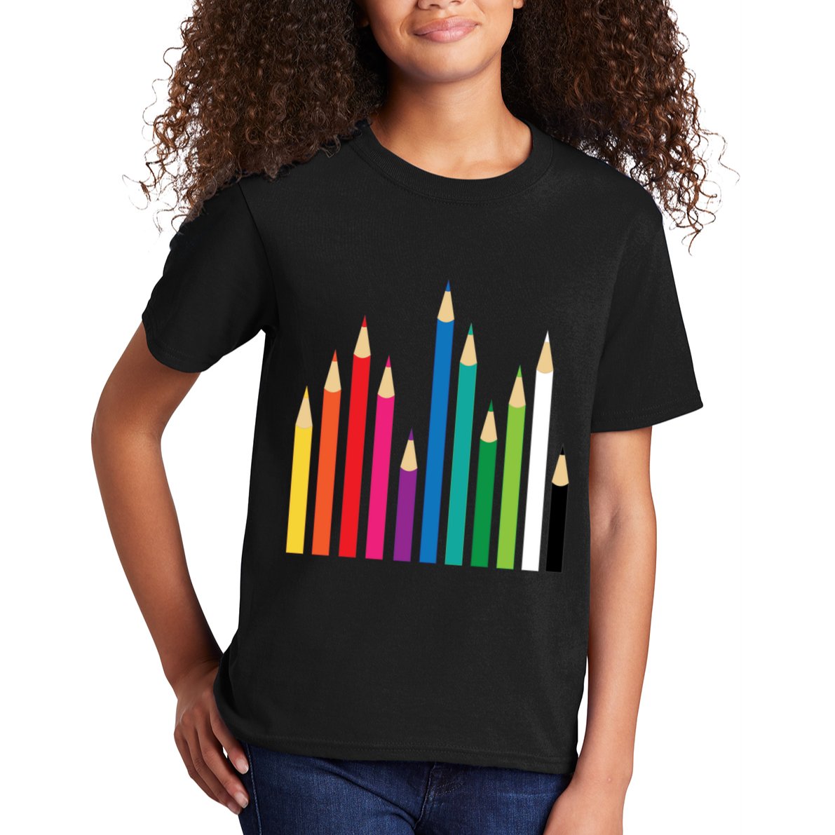 Colored Pencils Kids T-Shirt