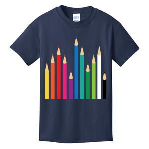 Colored Pencils Kids T-Shirt