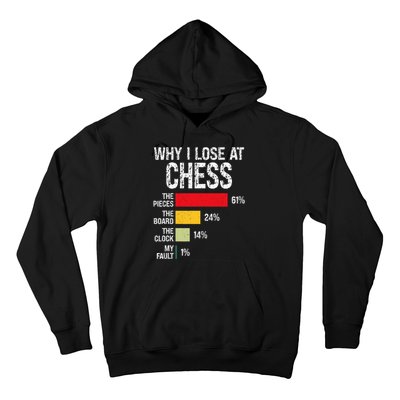 Chess Player Coach Lover Joke For Board Game Geek Hoodie