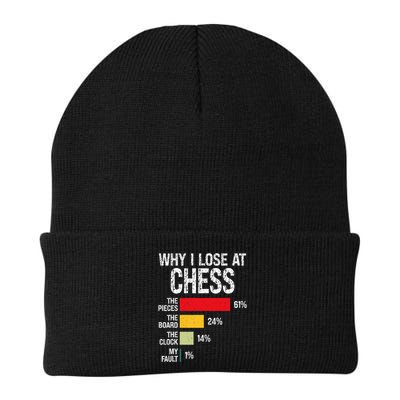 Chess Player Coach Lover Joke For Board Game Geek Knit Cap Winter Beanie