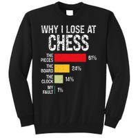 Chess Player Coach Lover Joke For Board Game Geek Tall Sweatshirt