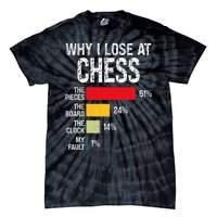 Chess Player Coach Lover Joke For Board Game Geek Tie-Dye T-Shirt