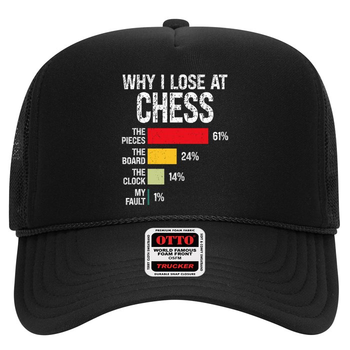 Chess Player Coach Lover Joke For Board Game Geek Trucker Hat