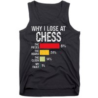 Chess Player Coach Lover Joke For Board Game Geek Tank Top