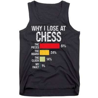 Chess Player Coach Lover Joke For Board Game Geek Tank Top