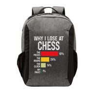 Chess Player Coach Lover Joke For Board Game Geek Vector Backpack