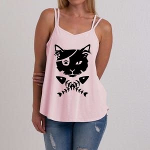 Cute Pirate Cat Women's Strappy Tank