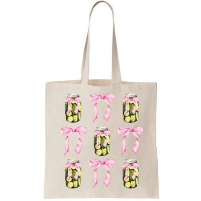 Canned Pickle Coquette Bows With Cute Pickle Jar Bag