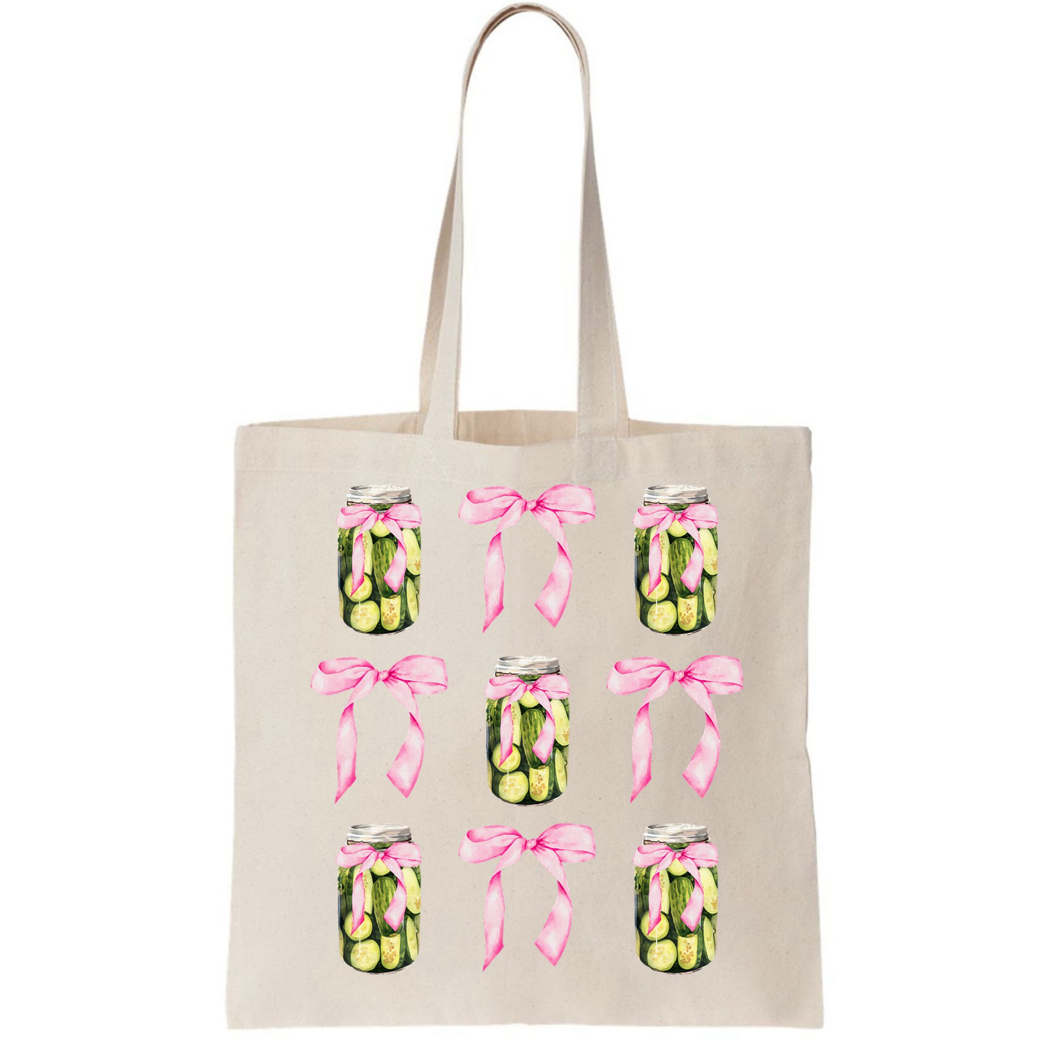 Canned Pickle Coquette Bows With Cute Pickle Jar Bag