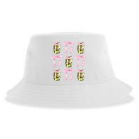 Canned Pickle Coquette Bows With Cute Pickle Jar Sustainable Bucket Hat