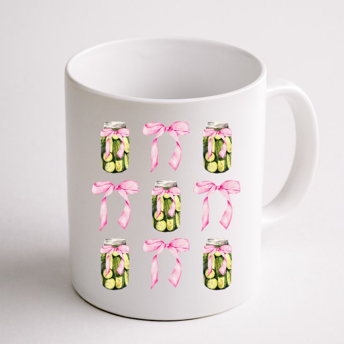 Canned Pickle Coquette Bows With Cute Pickle Jar Mug