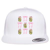 Canned Pickle Coquette Bows With Cute Pickle Jar Flatbill Hat