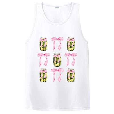 Canned Pickle Coquette Bows With Cute Pickle Jar PosiCharge Competitor Tank
