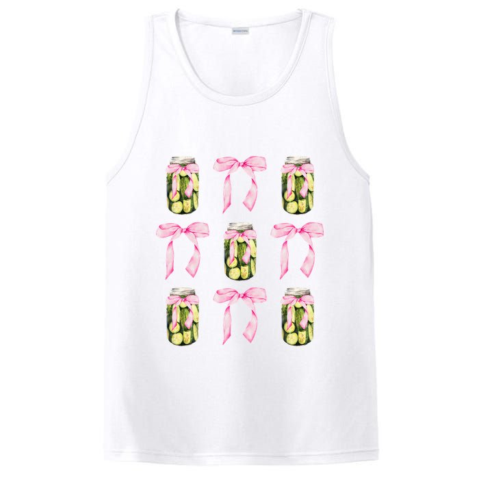 Canned Pickle Coquette Bows With Cute Pickle Jar PosiCharge Competitor Tank