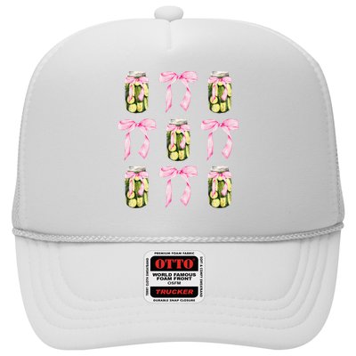 Canned Pickle Coquette Bows With Cute Pickle Jar Trucker Hat