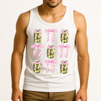 Canned Pickle Coquette Bows With Cute Pickle Jar Tank Top