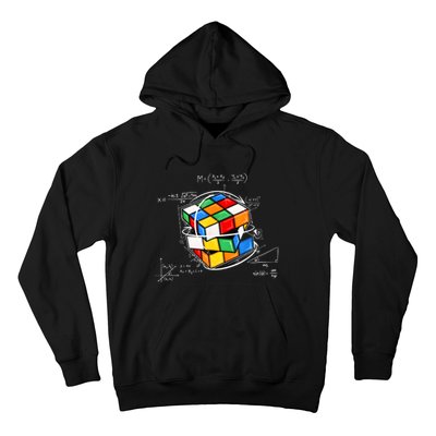 Competitive Puzzle Cube Math Lovers Funny Speed Cubing Hoodie