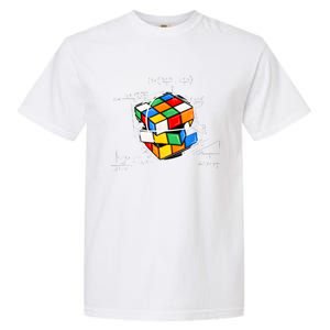 Competitive Puzzle Cube Math Lovers Funny Speed Cubing Garment-Dyed Heavyweight T-Shirt