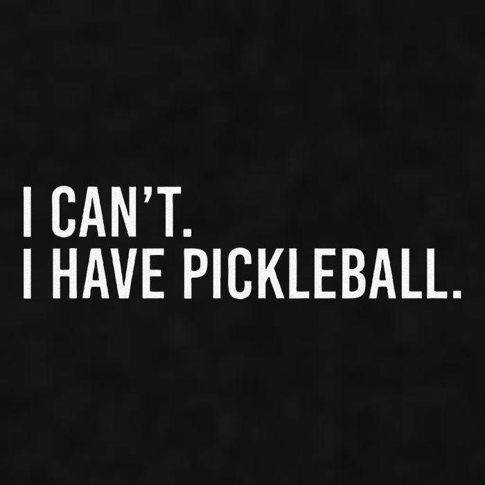Cool Pickleball Coach With Saying I CanT I Have Pickleball Ladies PosiCharge Tri-Blend Wicking Tank
