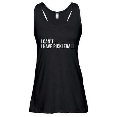 Cool Pickleball Coach With Saying I CanT I Have Pickleball Ladies Essential Flowy Tank