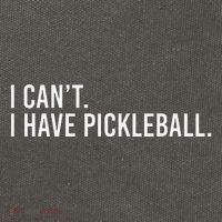 Cool Pickleball Coach With Saying I CanT I Have Pickleball Cotton Canvas Backpack