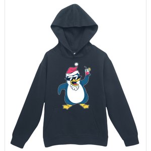 Christmas Penguin Cheers Gift Urban Pullover Hoodie