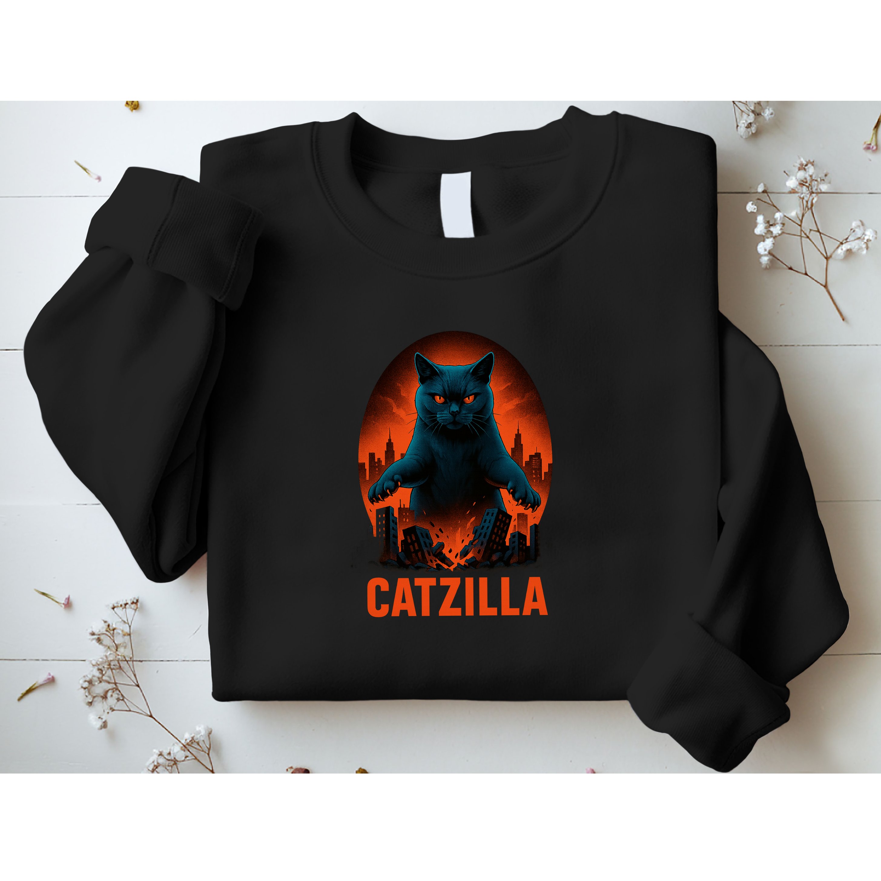 Catzilla Pose Sweatshirt