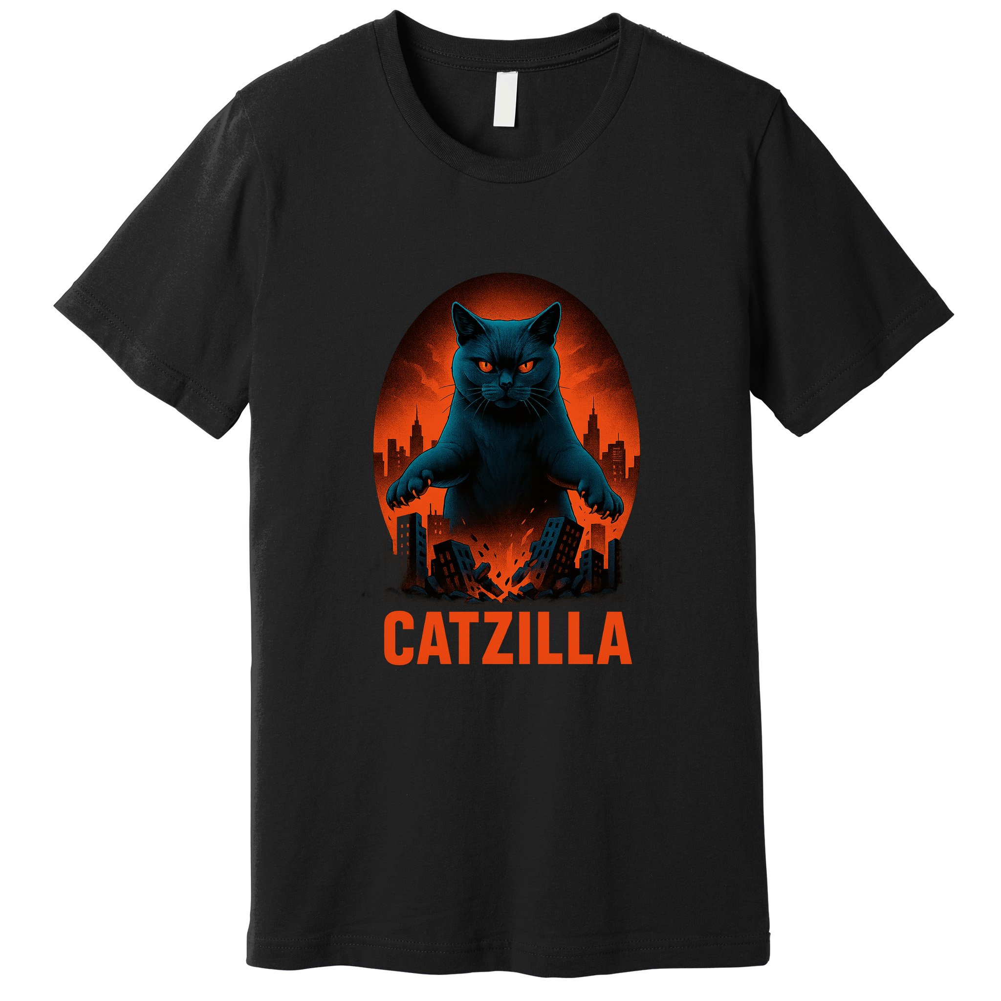 Catzilla Pose Premium T-Shirt