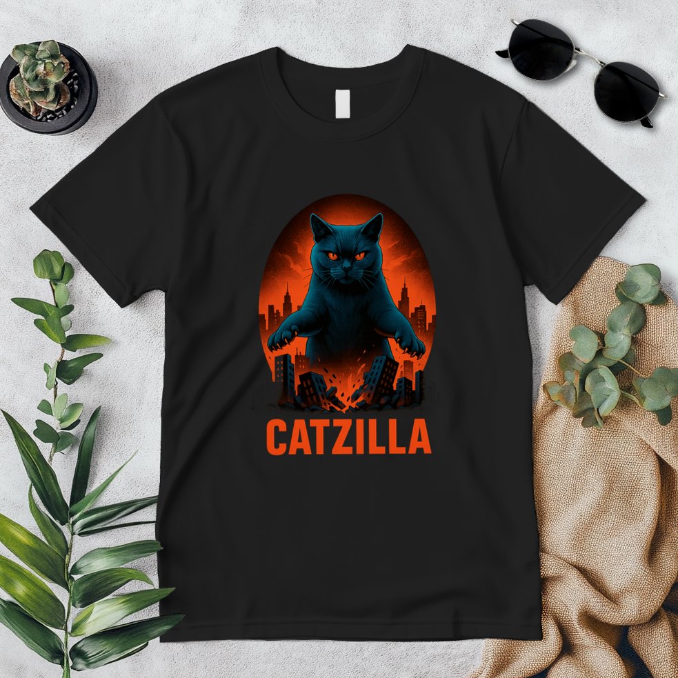 Catzilla Pose Premium T-Shirt