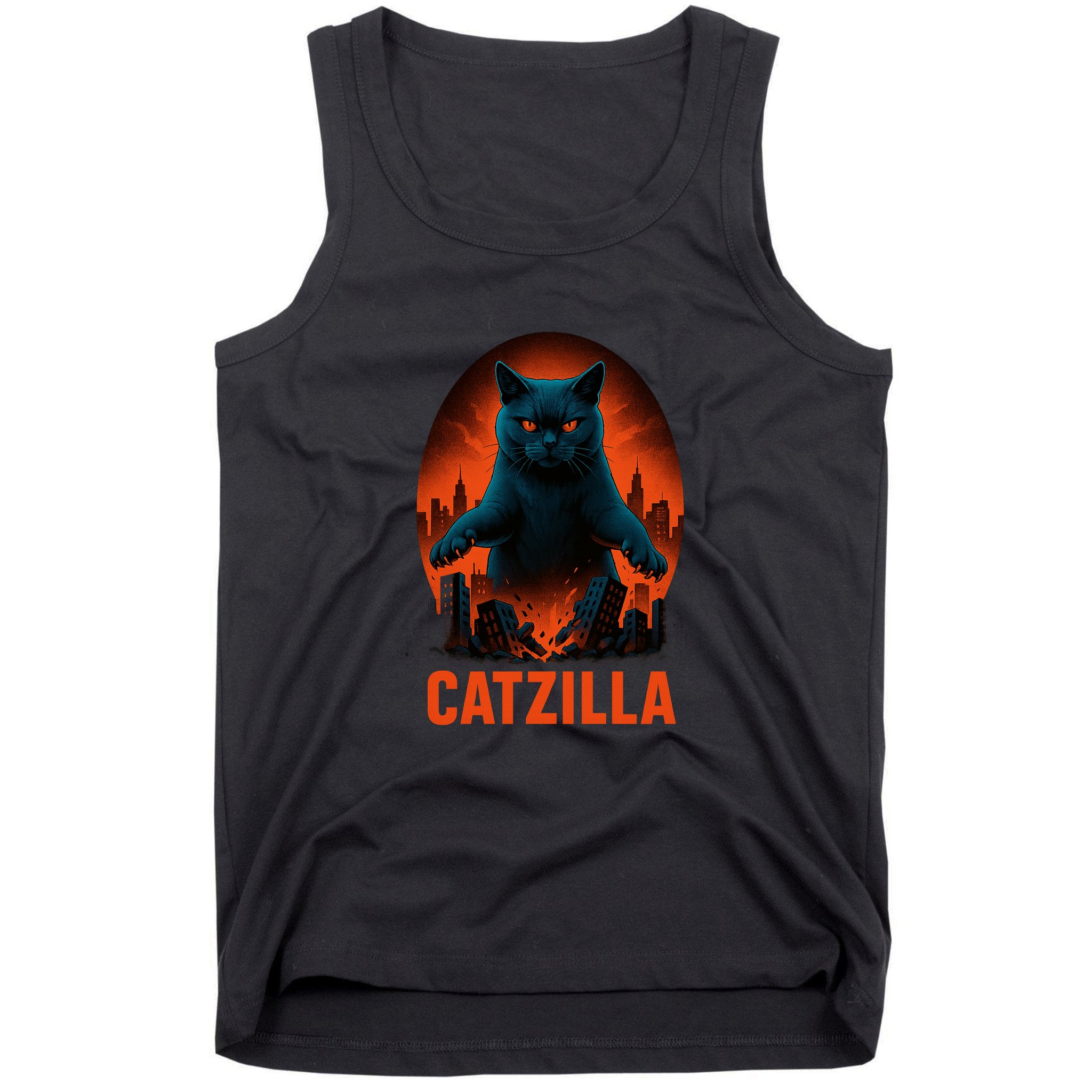 Catzilla Pose Tank Top