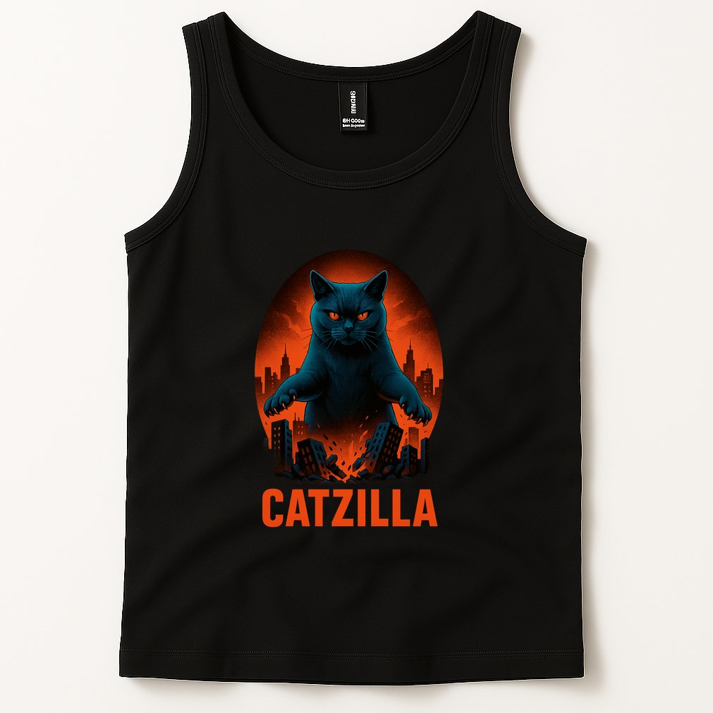 Catzilla Pose Tank Top