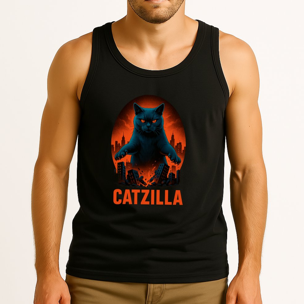 Catzilla Pose Tank Top
