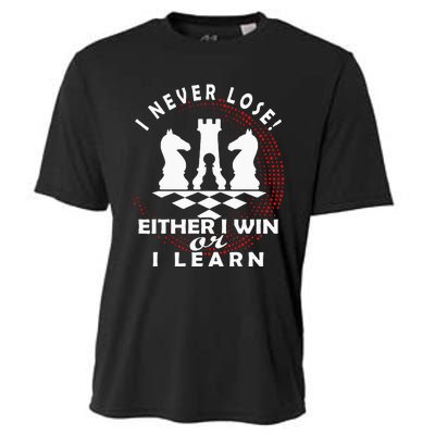 Chess Player Chess Board I Lost Never Cooling Performance Crew T-Shirt