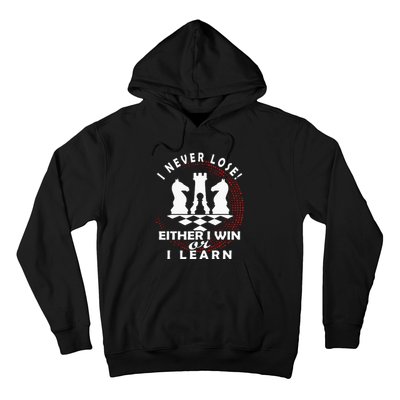 Chess Player Chess Board I Lost Never Hoodie