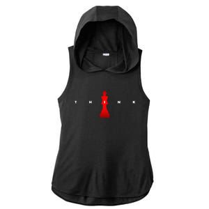 Chess Player Ladies PosiCharge Tri-Blend Wicking Draft Hoodie Tank