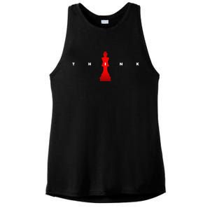 Chess Player Ladies PosiCharge Tri-Blend Wicking Tank