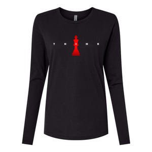 Chess Player Womens Cotton Relaxed Long Sleeve T-Shirt