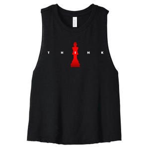 Chess Player Women's Racerback Cropped Tank