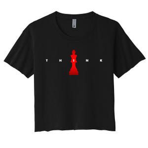 Chess Player Women's Crop Top Tee