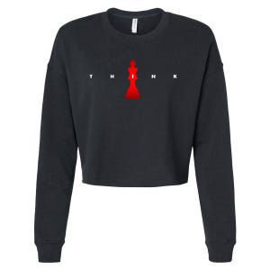 Chess Player Cropped Pullover Crew