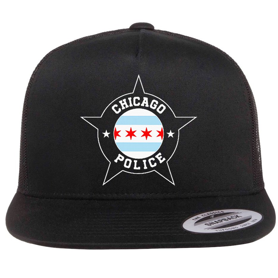 Chicago Police Cpd Flat Bill Trucker Hat