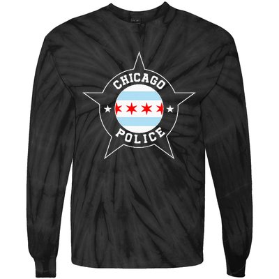 Chicago Police Cpd Tie-Dye Long Sleeve Shirt