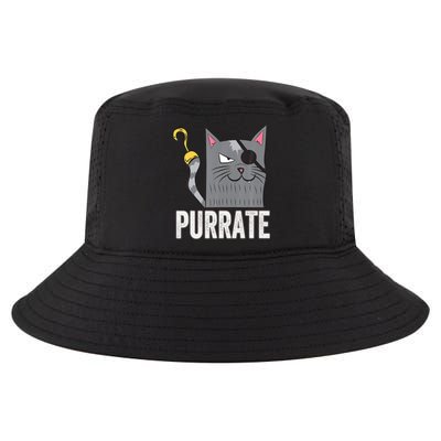 Cat Pirate Cats Halloween Cat Lover Gift Cool Comfort Performance Bucket Hat