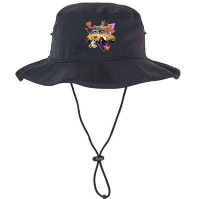 Cat Pizza Car Galaxy Bucket Hat